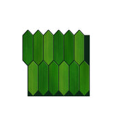 3D Peel and Stick Green Tiles | self Adhesive Peel & Stick Backsplash tiles for Home Décor